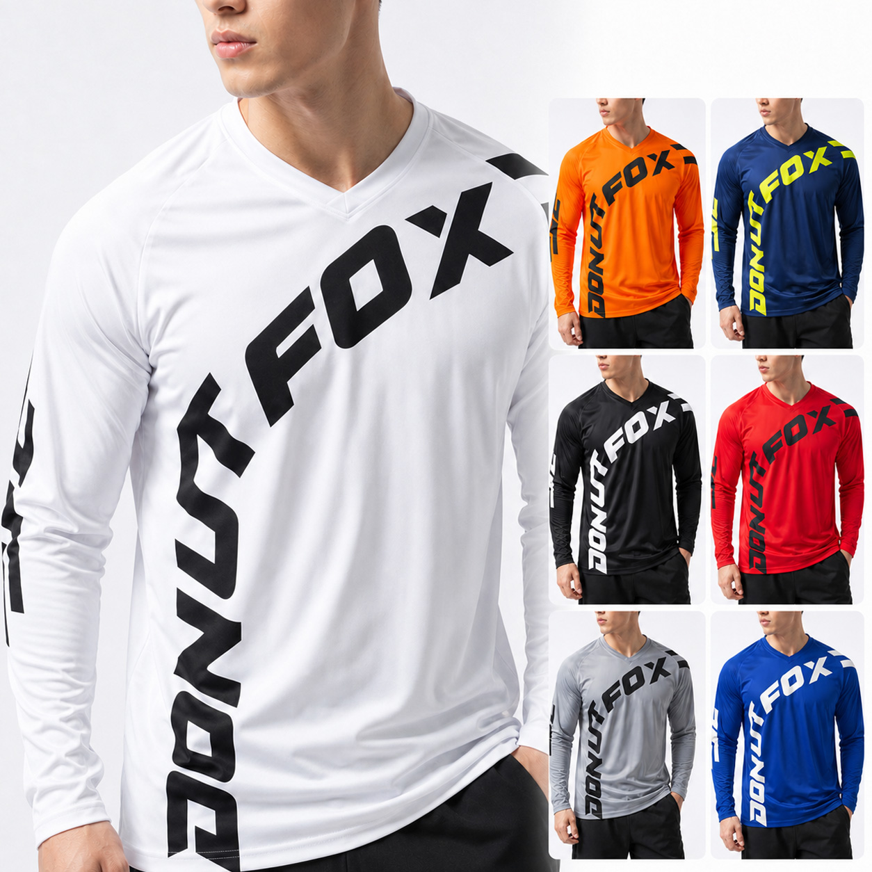 Mountain Biking Camp - Men Outdoor Recreation MTB Long Sleeve