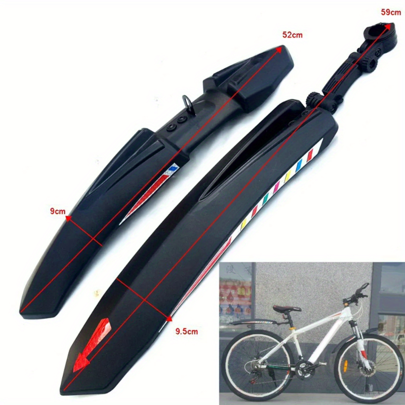 Mountain Biking Michigan - Bicycle Splash Fenders Set Mountain Road