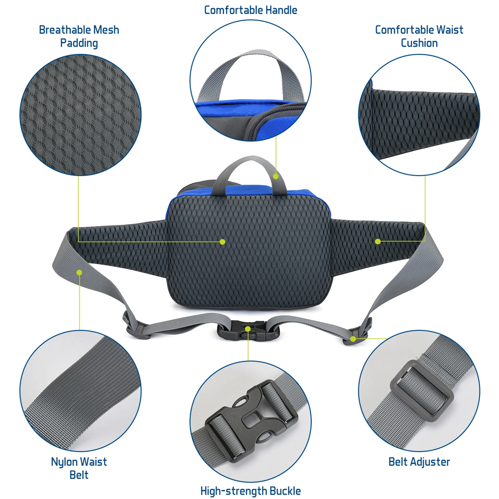 1PCSFanny Pack Waist Bag - Uni - Mountain Biking Hip Pack ulasan dan harga