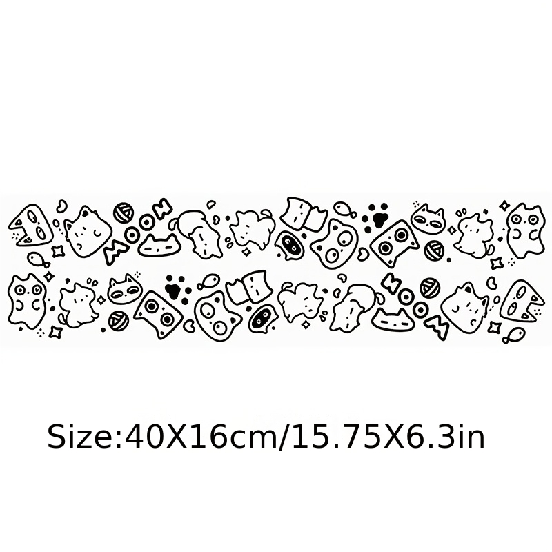 Black White Cat Doodle Bike Fr - Mountain Biking Cartoon ulasan dan harga