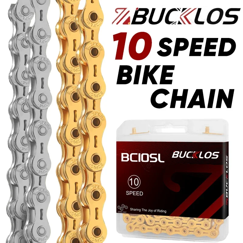 BUCKLOS 10 Speed Bike Chain Du - Mountain Biking Bc ulasan dan harga