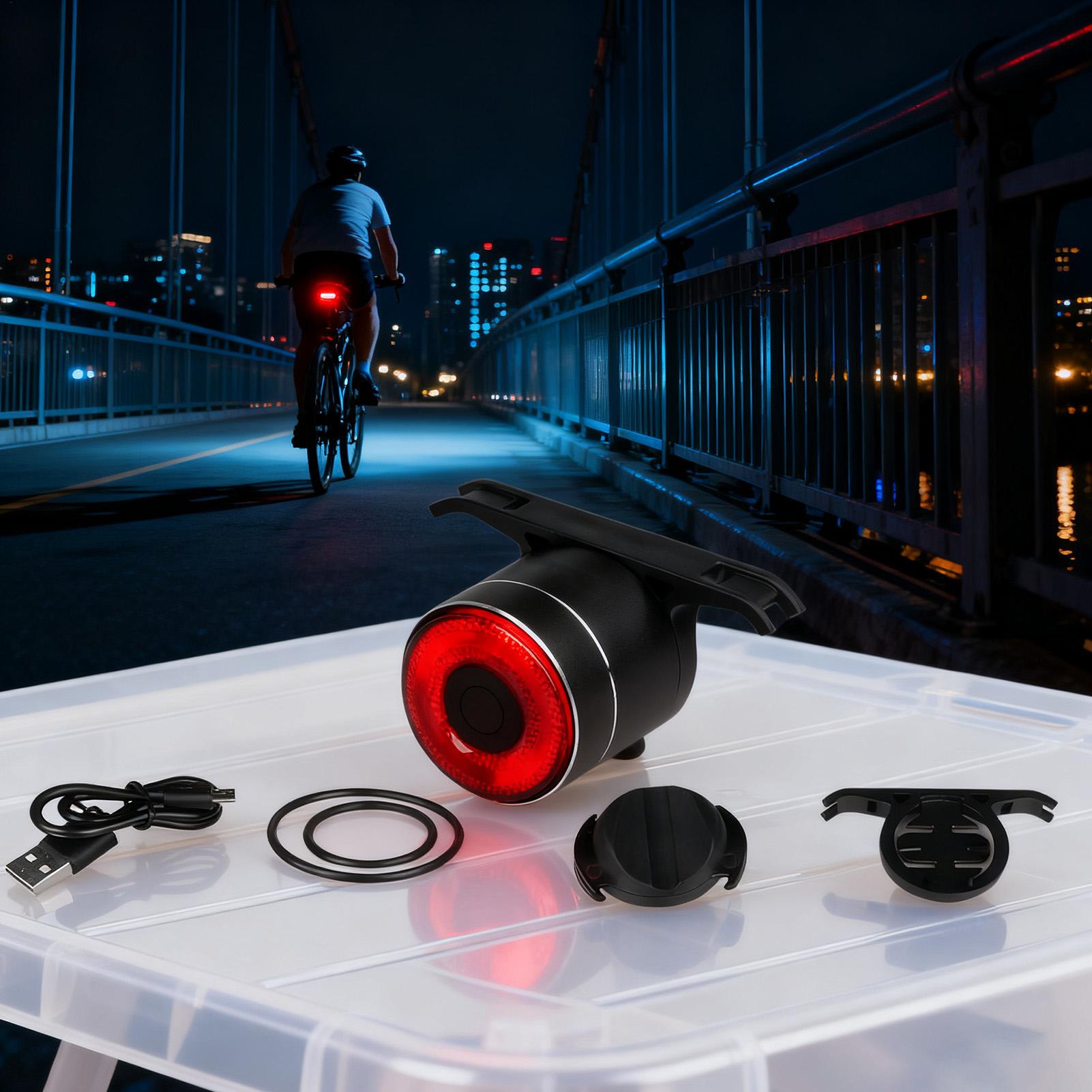 Bike Rear Light Smart Bike Bac - Mountain Biking Lights ulasan dan harga