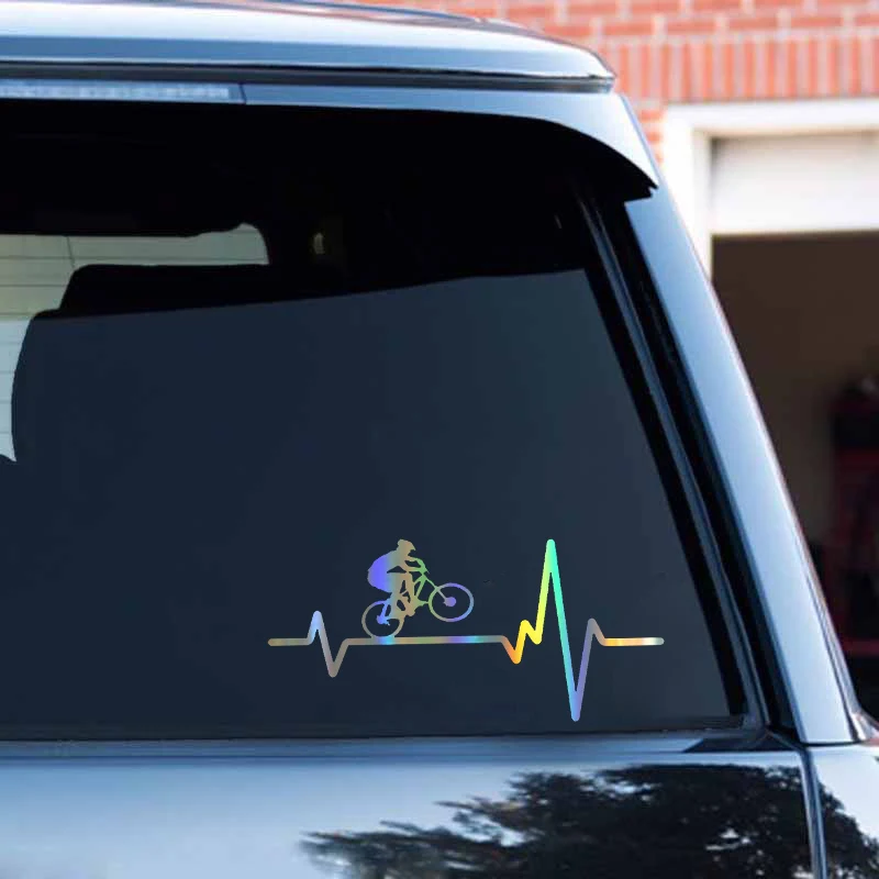 Creative Car Sticker Cycling M - Mountain Biking Cartoon ulasan dan harga