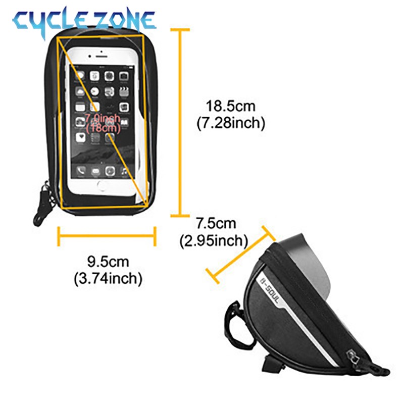 Mountain Bicycle Bag Touch Scr - Mountain Biking Hip Pack ulasan dan harga