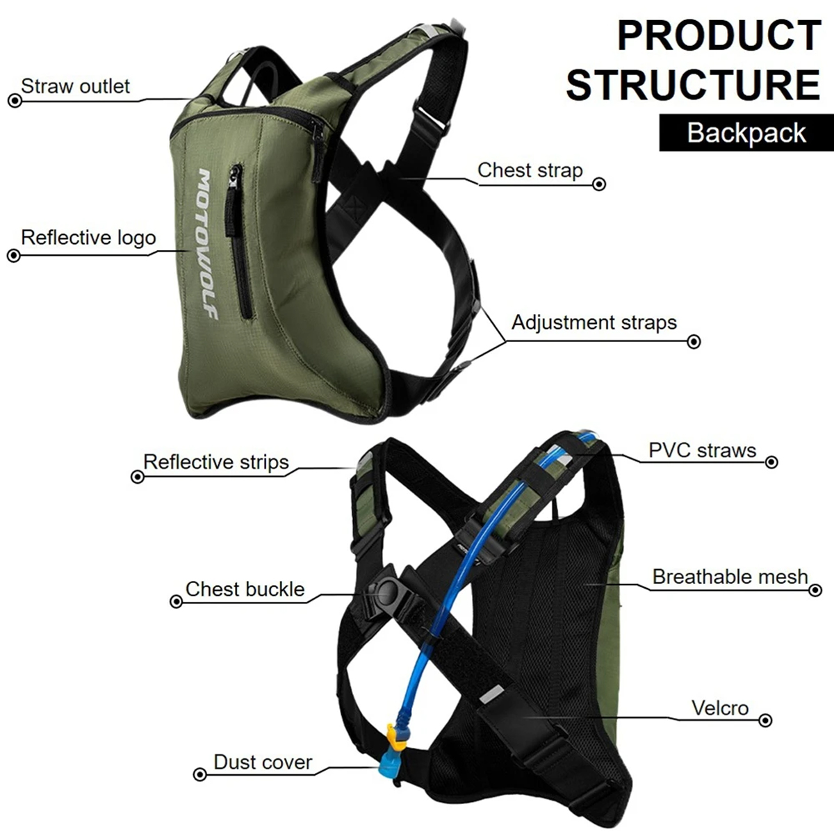 Motorcycle Cycling Hydration P - Mountain Biking Hip Pack ulasan dan harga