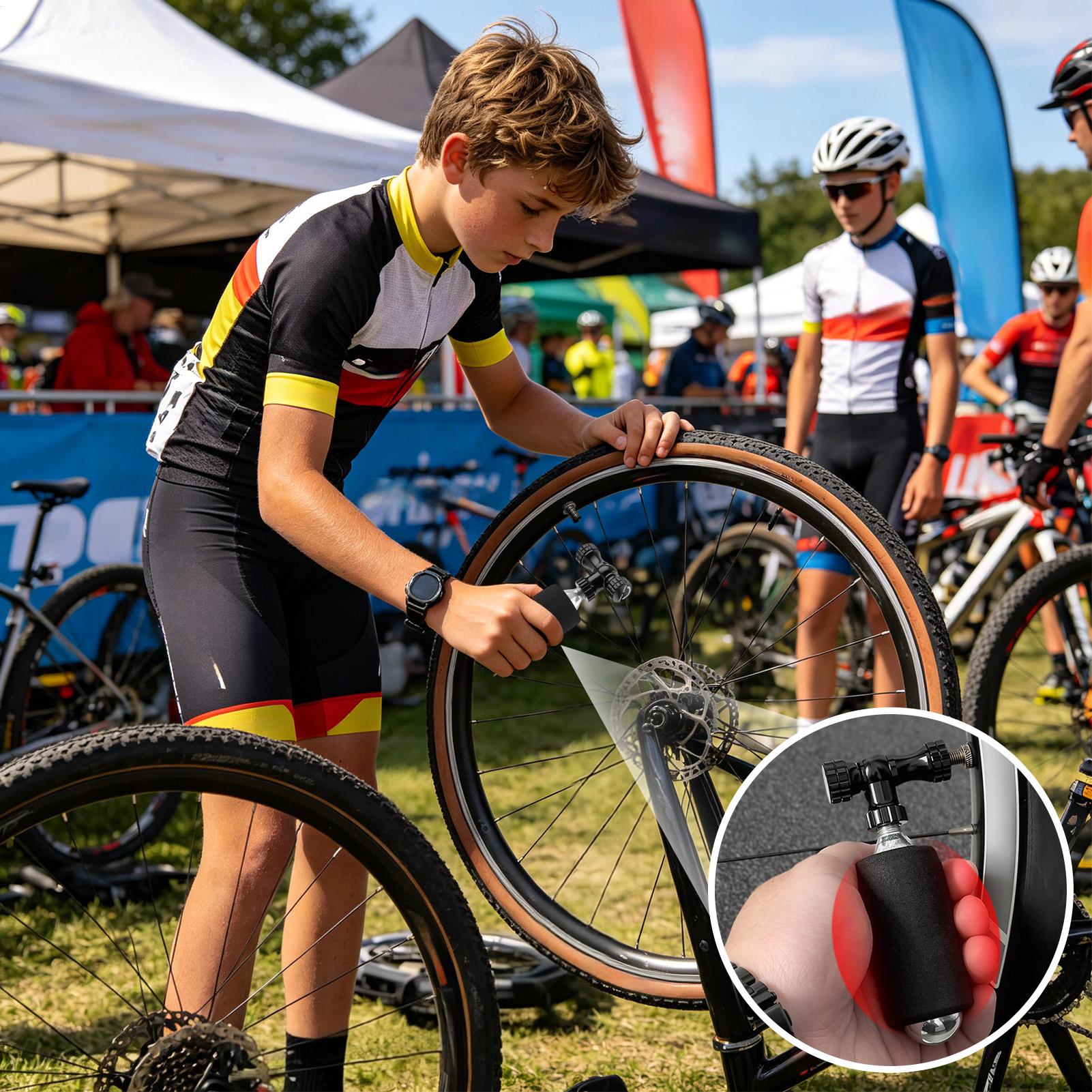Bike Tire Pump Head Tight Fit  - Mountain Biking Races ulasan dan harga