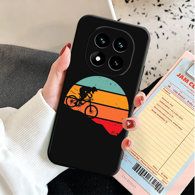 Soft Silicone Phone Case for X - Mountain Biking Cartoon ulasan dan harga