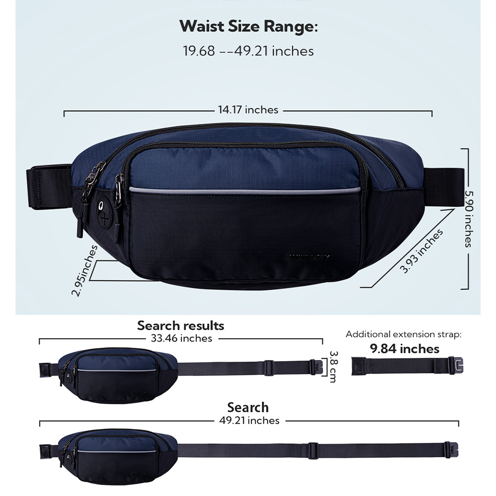 WATERFLY Fanny Pack Waist Bag  - Mountain Biking Hip Pack ulasan dan harga