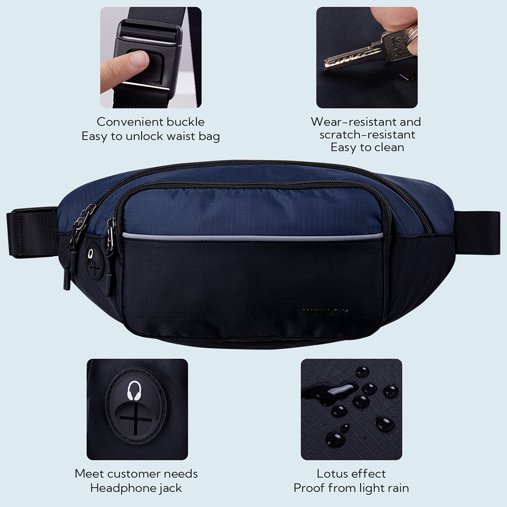 WATERFLY Fanny Pack Waist Bag  - Mountain Biking Hip Pack ulasan dan harga