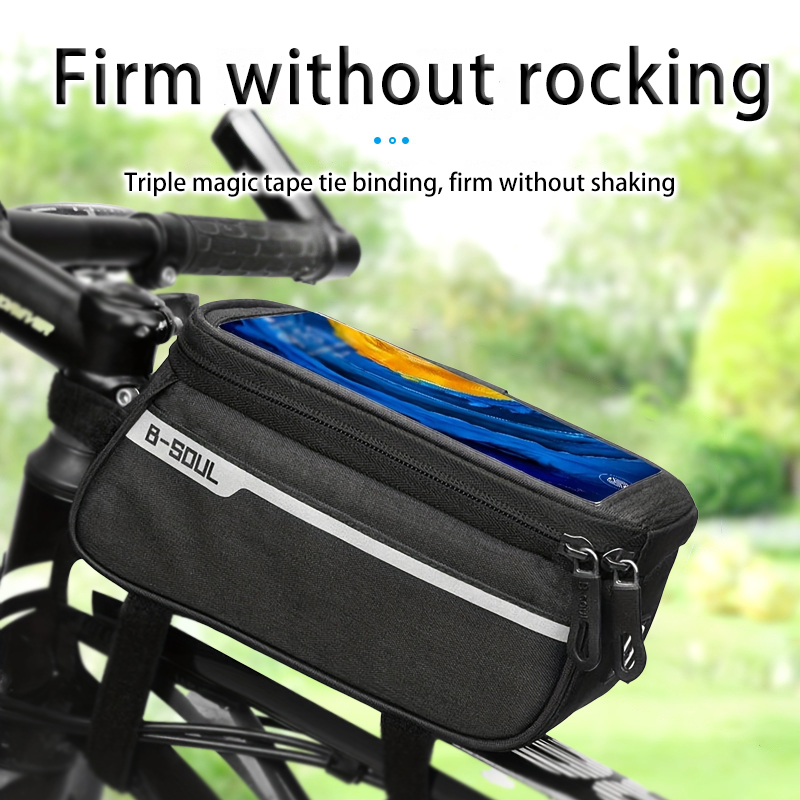 B-SOUL bicycle front beam bag, - Mountain Biking Hip Pack ulasan dan harga