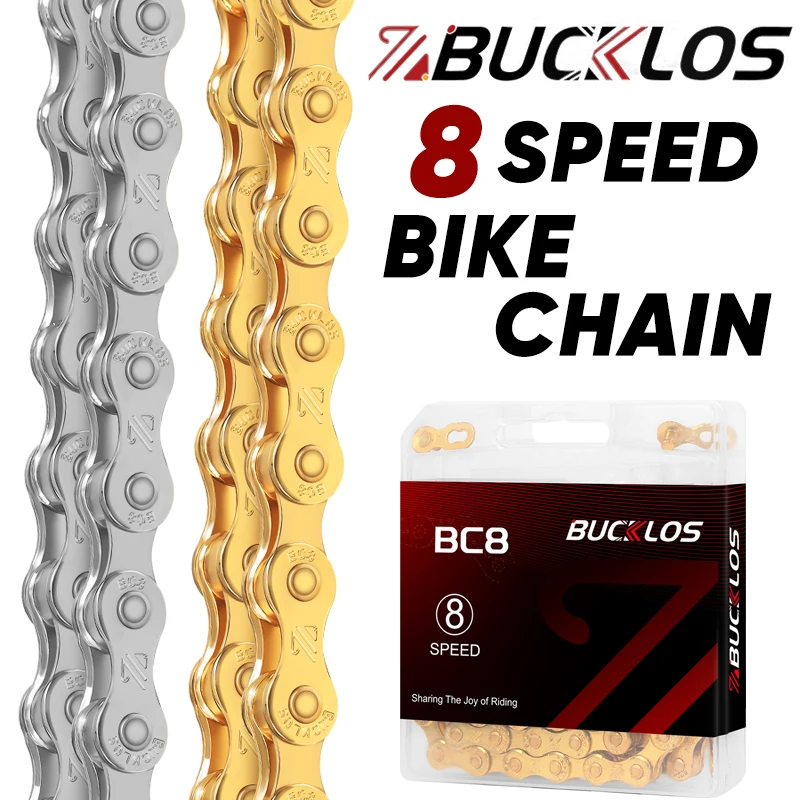 BUCKLOS 8 Speed Bicycle Chain  - Mountain Biking Bc ulasan dan harga