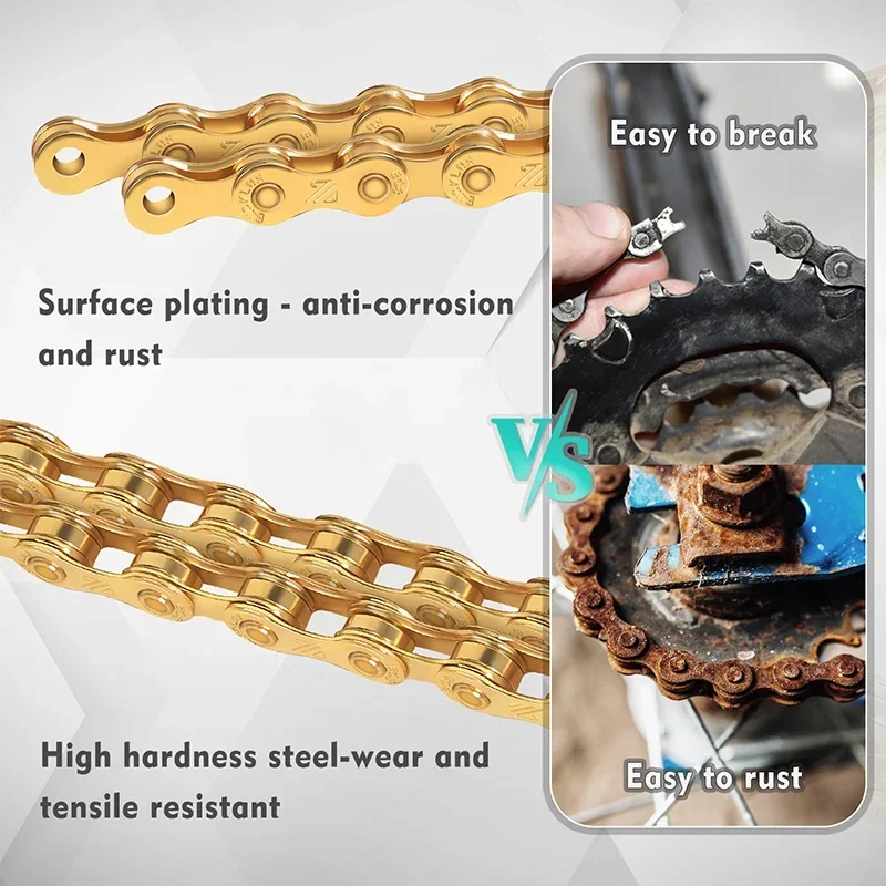 BUCKLOS 8 Speed Bicycle Chain  - Mountain Biking Bc ulasan dan harga