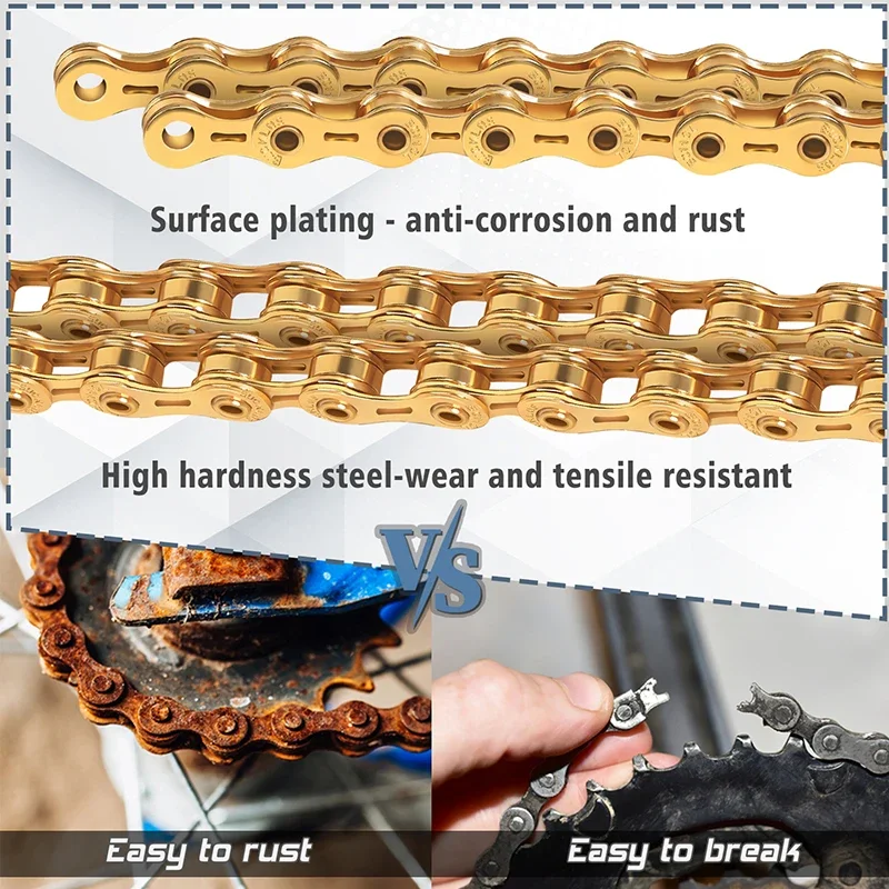 BUCKLOS 11 Speed MTB Chain 116 - Mountain Biking Bc ulasan dan harga
